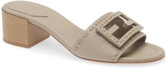 Fendi Baguette Slide Sandal in Ivory at Nordstrom, Size 10.5Us