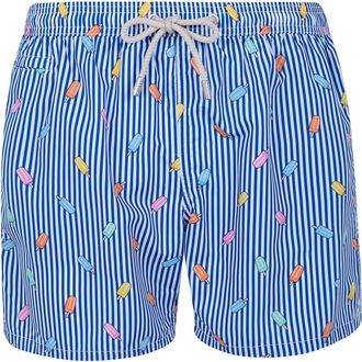 MC2 Saint Barth Lighting Micro Fantasy Icicle Stripes Swim Shorts