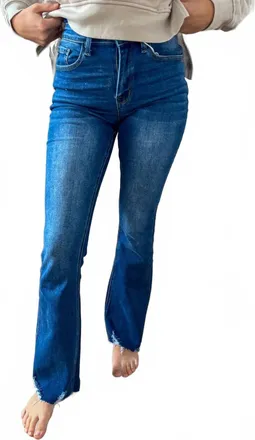 Kancan All About You Bootcut Jeans In Medium Wash