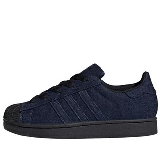 adidas (WMNS) adidas Superstar II Denim - Night Indigo Black JS4018