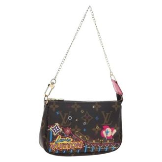 Louis Vuitton Pre-owned Accessory Pouch - Dames - Pre-owned - Bruin - Maat: ONE Size