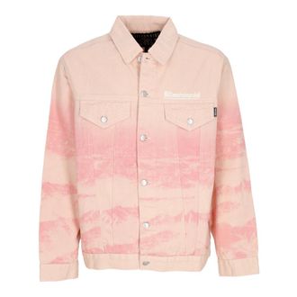 Billionaire Boys Club Bergprint Astro Denim Jack Roze - Heren - Zomerjassen - Roze - S - Denim - Jassen