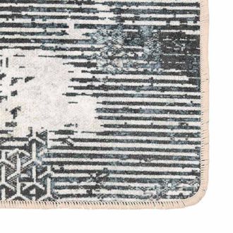 Berkfield Home Rug Washable Multicolour 160x230 cm Anti Slip | Size: 100 cm diameter