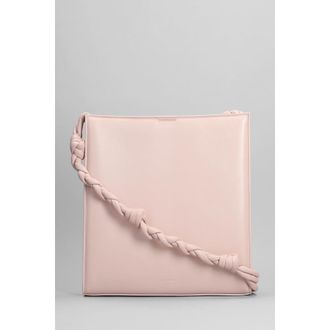Jil Sander Pink Leather Tangle Shoulder Bag