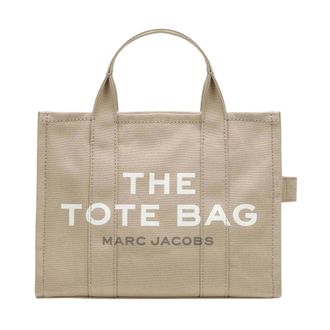Marc Jacobs Canvas Medium Tote Bag - female - Marc Jacobs - Shopping Bags - Beige - ONE SIZE - Bags