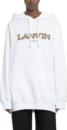 Lanvin Womens White Cotton Sweatshirt Clothing