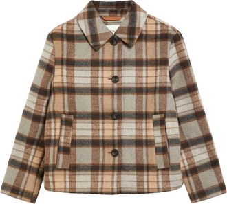 s.Oliver Outdoor-Jacke - Dames - Zomerjassen - Bruin - M - Wol - Jassen