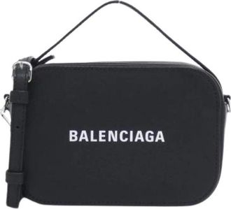 Balenciaga Pre-owned Cross Body Bags, female, Black, Size: ONE SIZE Pre-owned Vintage Cross Body Bag