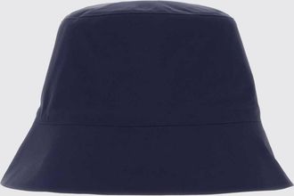 Veilance Cappello bucket in nylon blu con tesa di media larghezza