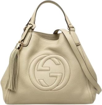 Gucci Pre-owned Soho Satchel - - Pre-owned - Donna - Beige - ONE SIZE