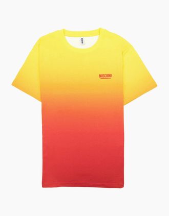 Moschino Mens Moschino Underwear Logo Tape Lounge T Shirt Yellow/red - Size: 35/34/32/40