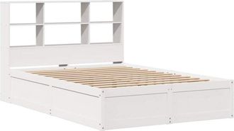 vidaXL Bed Frame without Mattress White 160x200 cm Solid Wood Pine vidaXL