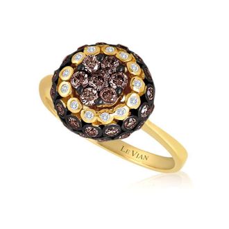 Le Vian Ladies Chocolate Diamond Rings set in 14K Honey Gold