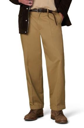 Joe's Pleated Wide Leg Chinos in British Khaki at Nordstrom Rack, Size 32