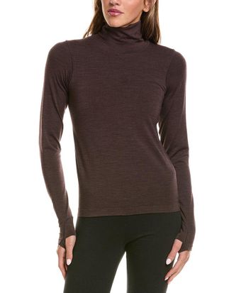 Beyond Yoga Luxeknit Wool-Blend Turtleneck Top