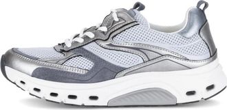 Gabor Rollingsoft Low Sneaker - Dames - Sneakers - Blauw - 41 1/2 EU - Leer - Schoenen