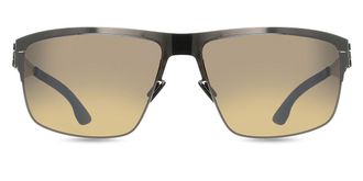 Ic! Berlin IC0061 Nate Polarized 08R Mens Sunglasses Gunmetal Size 63