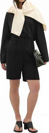 A.Emery Keely Pintuck Short In Black