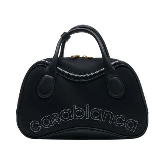 Casablanca Bowling Mini Bag - Dames - Handtassen - Zwart - ONE Size - Leer - Tassen