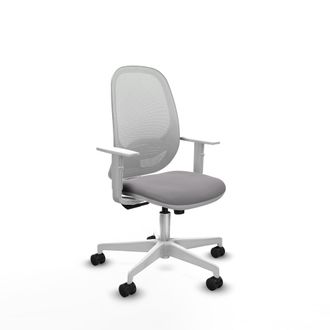 Piqueras y Crespo Silla Piqueras Y Crespo Cilanco Blanco Soporte Lumbar Ajustable