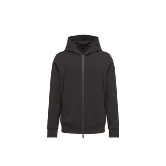 Moncler Moncler Cotton Blend Zip-up Hoodie, Men, Black, Size: 3xl