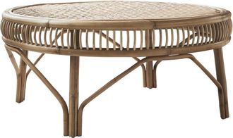 Tikamoon Mesa de centro de ratán