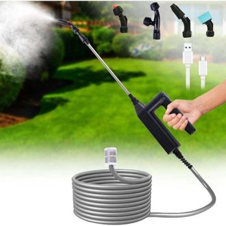 OEM Pulverizador El&eacute;ctrico Recargable De Varias Velocidades Con P&eacute;rtiga Telesc&oacute;pica, Manguera De 8 M Y 4 Boquillas. Pulverizador Port&aacute;til Para Jard&iacute;n, Pat