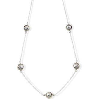 Samuel B. Hammered Station Necklace in Silver And Gold at Nordstrom Rack