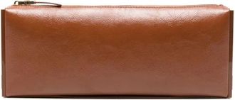 Elisabetta Franchi Sigaro Clutch - Dames - Clutches - Bruin - ONE Size - Leer - Tassen