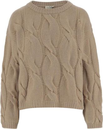 Bruno Manetti Cable Knit Cashmere Sweater