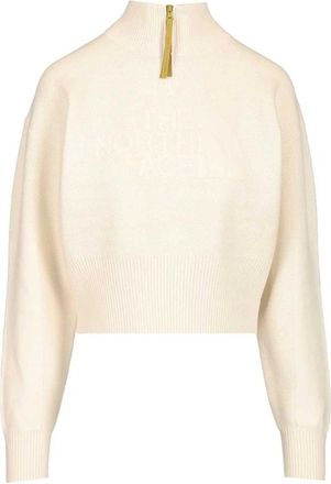 The North Face Half-zip Cotton Sweatshirt - female - The North Face - Tops - White - L - Sport
