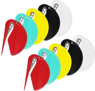 OEM Abrecartas, 10 Abresobres, Apertura Segura Para Bolsas De Pl&aacute;stico, Corte Seguro Para Sobres, Embalaje De Correo, Paquetes, Corte De Papel