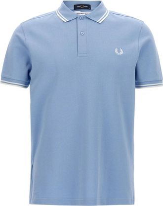 Comme Des Gar&ccedil;ons Polo Shirt van katoen-piqu&eacute; - Heren - Polos - Blauw - L - Katoen - Tops