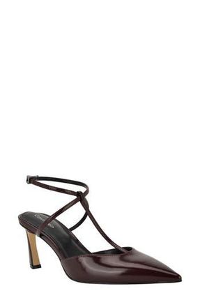 Calvin Klein Avriel 2 Ankle Strap Pump in Wine at Nordstrom Rack, Size 9.5