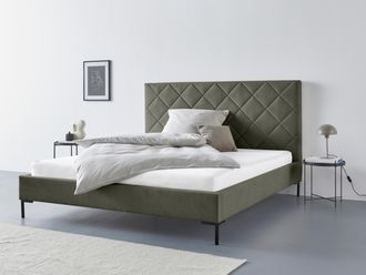 HOME AFFAIRE Polsterbett »Charlott« Modernes Polsterbett mit oder ohne Lattenrost