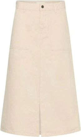 Inwear Rokken, Dames, Beige, L, Katoen, Maxi Rok