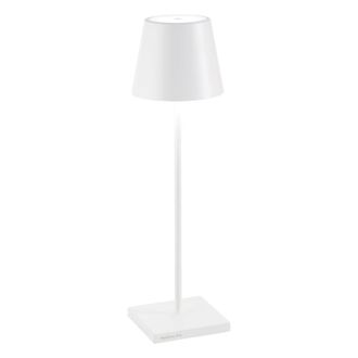 Zafferano L&aacute;mpara de mesa led blanca ip65 regulable zafferano