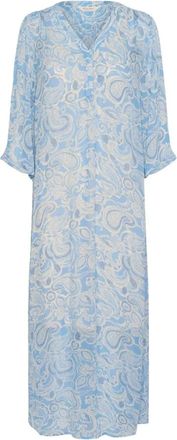 Part Two Berit PW DR - Dames - Casual kleedjes - Blauw - M - Kleedjes