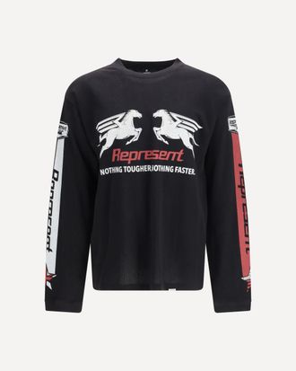 Represent Mesh Pegasus long sleeve T-shirt Male XL