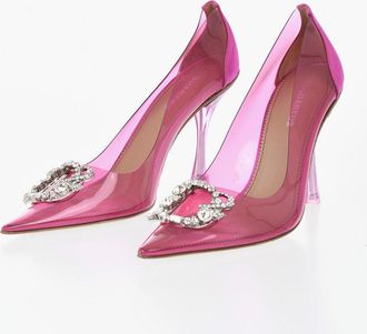 Dsquared2 Transparent PVC Pumps with Monogram Jewel 10 cm Heel Dsquared2