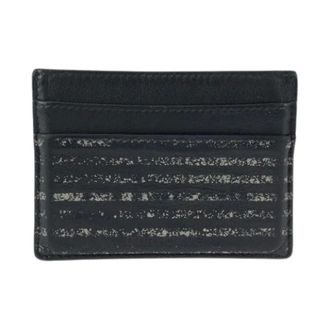 Dior Pre-owned Wallets, male, Black, Size: ONE SIZE Pre-owned Homme Leather Card Case