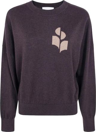 Isabel Marant Jersey de cuello redondo - Knitwear - Mujer - P&uacute;rpura - M