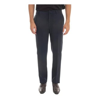 Emporio Armani Heren, Broeken, Blauw, Maat: XL Viscose