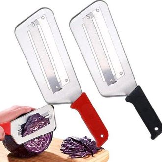 OEM Rallador Y Cortador Multifuncional Para Repollo Y Verduras, Juego De 2 Piezas De Acero Inoxidable
