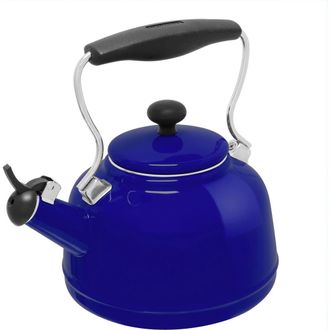 Chantal Vintage 1.7-Quart Enamel-on-Steel Teakettle in Blue at Nordstrom