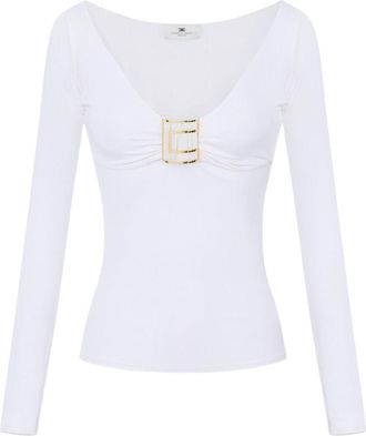Elisabetta Franchi trui met V-hals