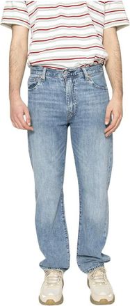 Levi's 555 Relaxed Straight - Heren - Regular Fit Jeans - Blauw - W30 L32 - Katoen - Jeans