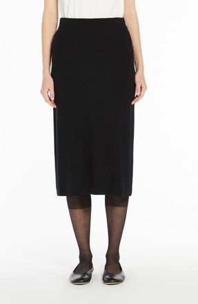 Max Mara Lena Knit Skirt in Black at Nordstrom, Size Medium