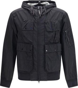 C.P. Company Black Polyamide Shell Mens Jacket