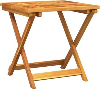 vidaXL Mesa De Jard&iacute;n Plegable Madera Maciza De Acacia 50x50x50 Cm Vidaxl